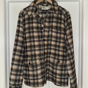 Wellen Plaid Wool Chore Jacket